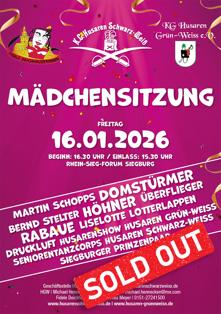 Mädchensitzung 2026